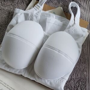 Amoena White Women's Post Surgical Hanna Camisole Size M New